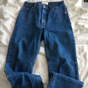 Rollas straight jeans